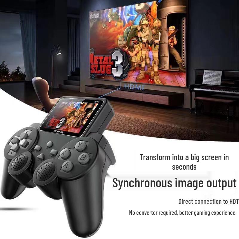 Игровая консоль Cross S10 Overlord Retro: Портативная мини-консоль с 520 классическими приключениями для одного и двух игроков.