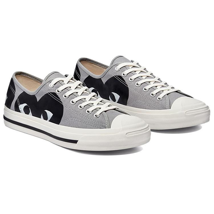 Converse X COMME des GARCONS PLAY Jack Purcell 'Drizzle Black' Мужские 171259C