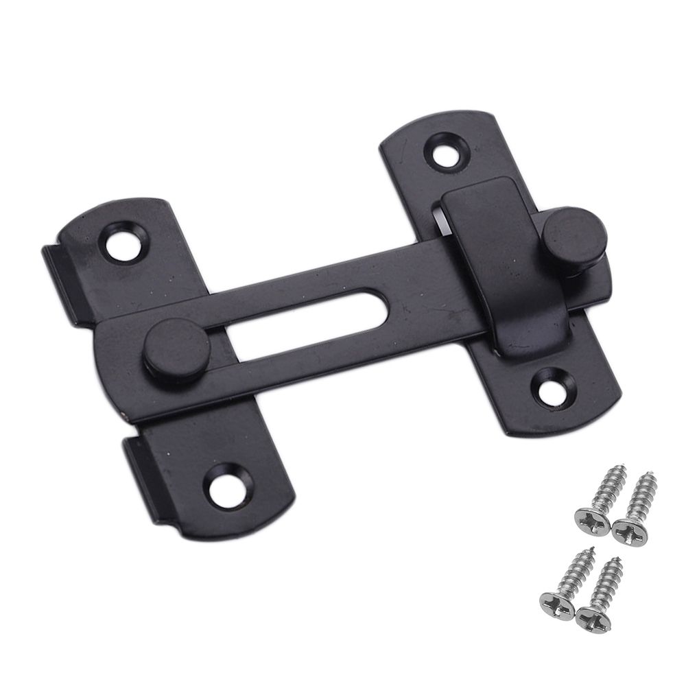 Clasp Security Silent Gate Buckle Stainless Steel Cabinet Catches Window Catch Lock Hasp Door Bolt