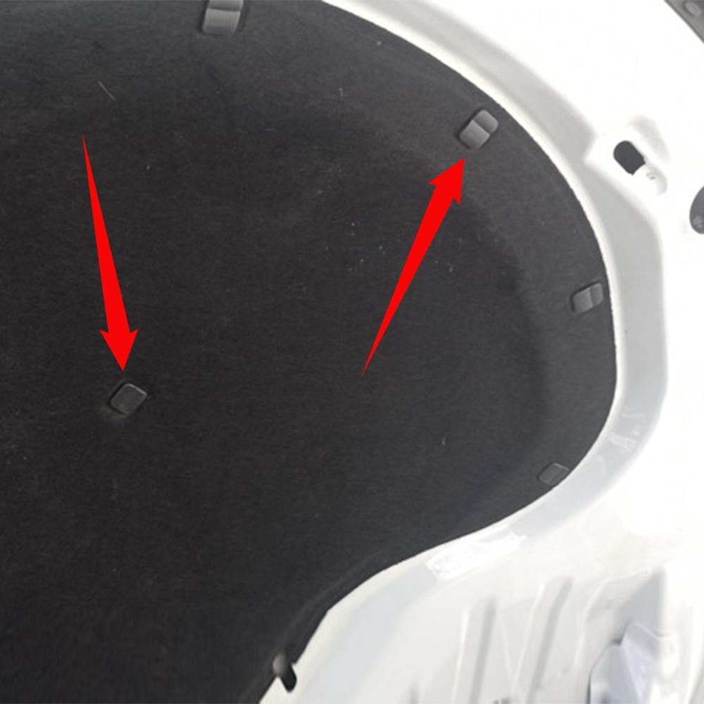 10x Пластиковый зажим для изоляции капота, фиксатор заклепок для VW Polo Tiguan Passat B5 SEAT Leon 2 Skoda Octavia 1H5863849A01C