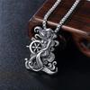 European and American Creative Jewelry Necklace Accessories Mens Waiting Mermaid Captain Pendant