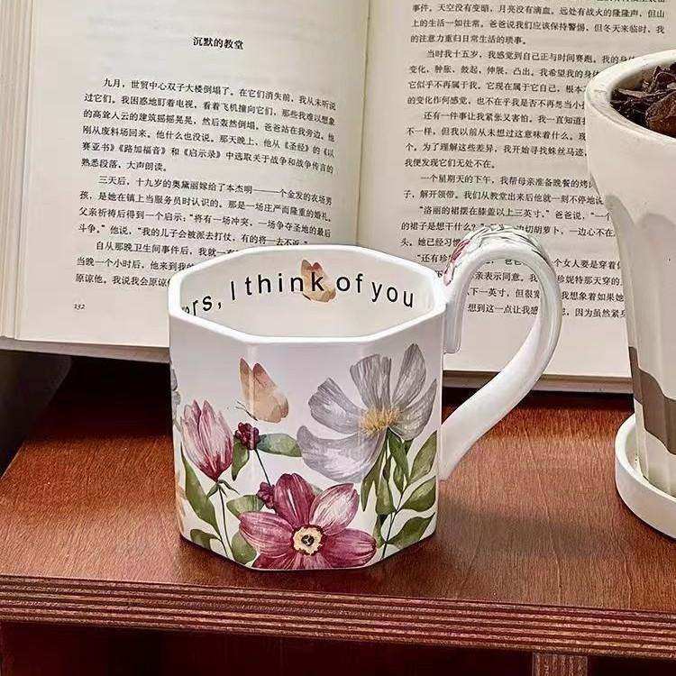 Винтажные Ручная Роспись Летние Цветные Кружки Керамические Чашки Кофейные Чашки Нишевые Подарки Сувениры с Мероприятий