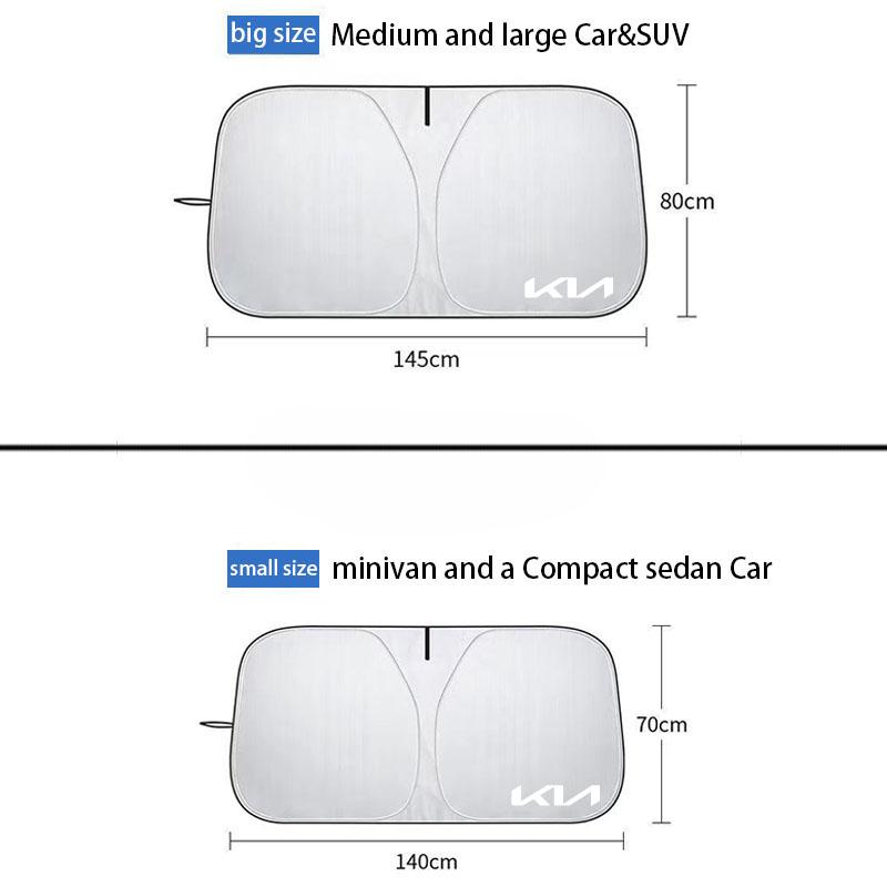 BBEH3 Car Front Windshield Sunshade Umbrella Summer Sun Protection For KIA KN K3 K5 Sportage Rio Sorento Picanto Ceed Car Accessories