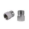 Silver M18 To 1/2" 3/4" Male Thread Adapter 18mm Thread Connector For Faucet Conversion Repair Tap Pump Purifier Accessories
