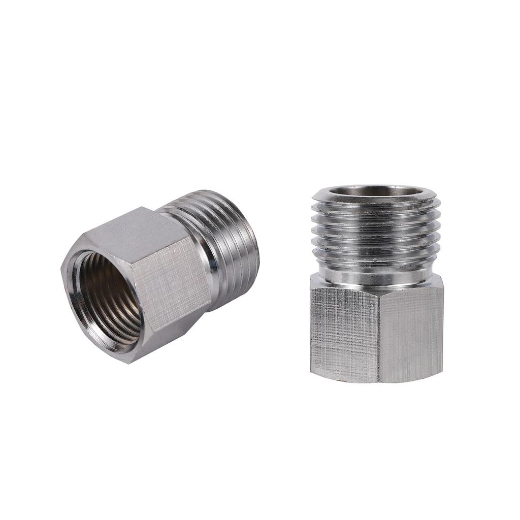 Silver M18 To 1/2" 3/4" Male Thread Adapter 18mm Thread Connector For Faucet Conversion Repair Tap Pump Purifier Accessories