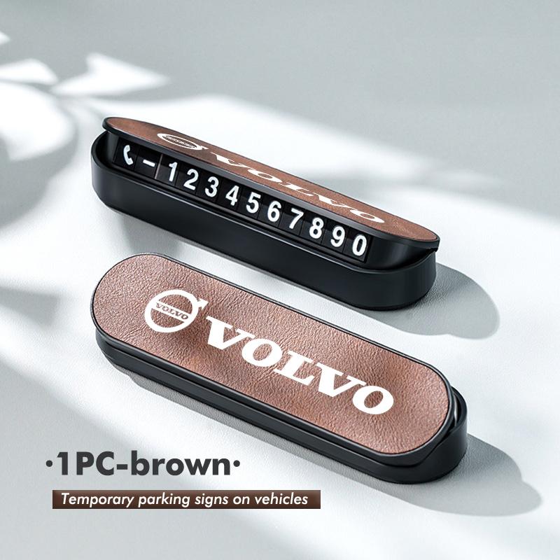 For Volvo Car Accessories Temporary Parking Card Night Glowing Sign To Stop V60 V50 V40 S80 S60 S90 C40 XC40 V70 XC70 XC60 XC90