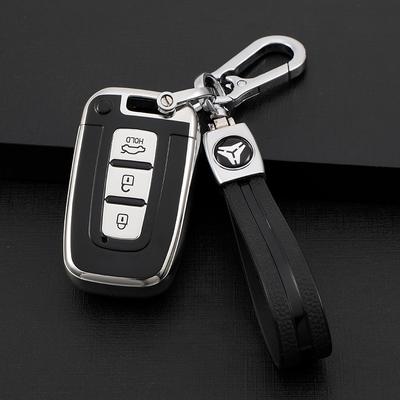 Чехол-брелок из ТПУ с 3 кнопками для Hyundai Solaris HB20 Veloster SR IX35 Accent Elantra I30 для KIA RIO Forte K2 K3 K5 Sportage