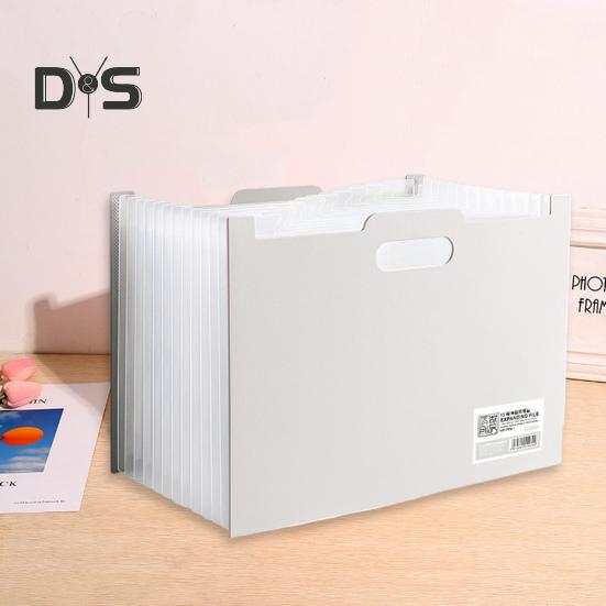 Папка-аккордеон, вертикальный органайзер для файлов, 13 карманов, папка с цветными этикетками для домашнего офиса, школы