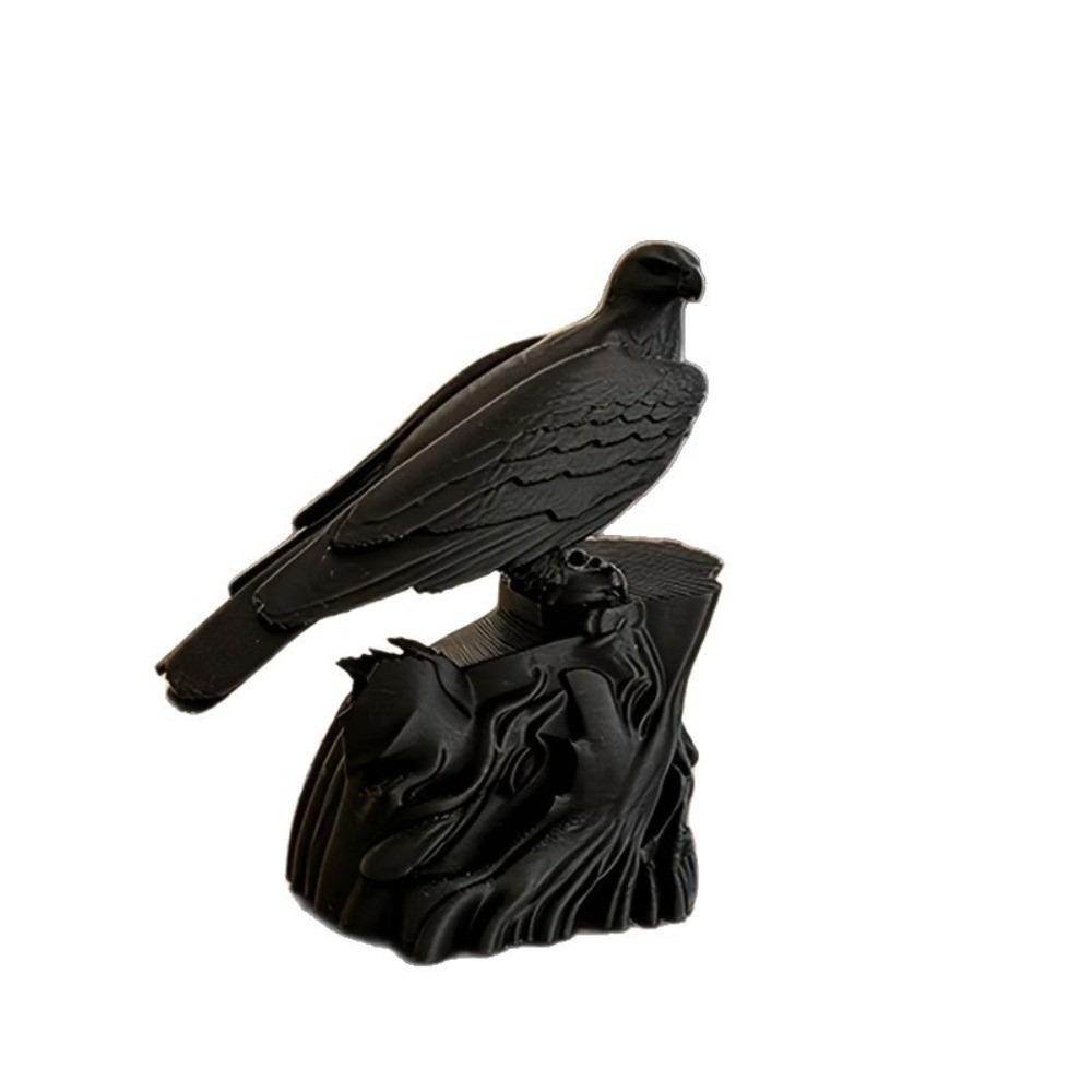 Home Decoration Simulation Crow Model Seagull Bird Ornaments Craft Crow Statue Gift