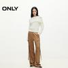 ONLY 2024 Autumn Relaxed Fit Off-Shoulder Knit Sweater