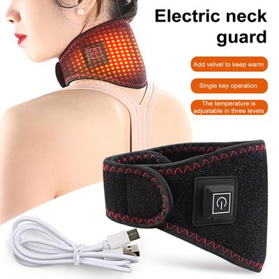 USB-грелка для шеи с 3 регулируемыми температурами, обертывание для шеи, болезненность, скованность, шейный спондилез, боль