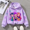 Demon Hunter Idol Girl Group 3D Print Purple Casual Hoodie Zoey Cosplay Costume Girls Womens Halloween Party Costumes