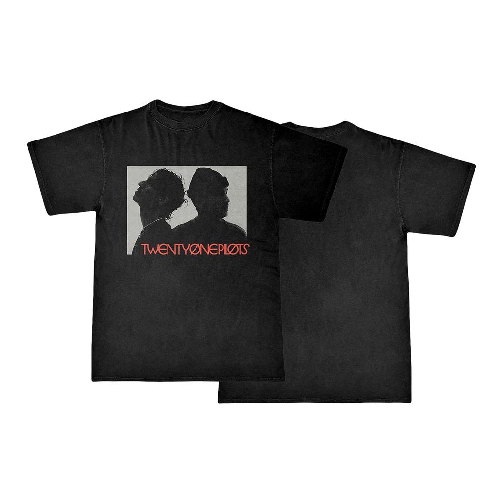 Винтажная повседневная футболка оверсайз Twenty One Pilots для женщин и мужчин