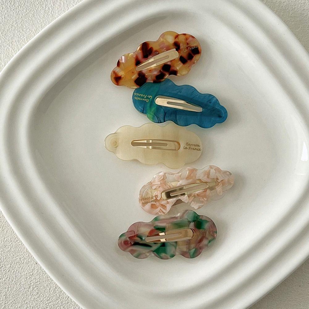 Acid Gifts Hair Barrettes Female Barrettes Korean Style Hairpin Hair Accessories Wave Hair Clip