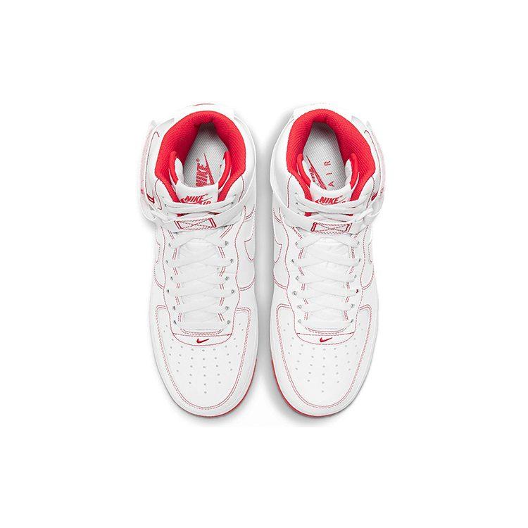 Nike Air Force 1 High '07 Белый Университетский Красный CV1753-100