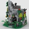 НОВЫЙ 377 деталей MOC Средневековая уличная сцена лесной человек Смотровая башня руины модель DIY творческие идеи Детская игрушка Конструктор Подарок на день рождения