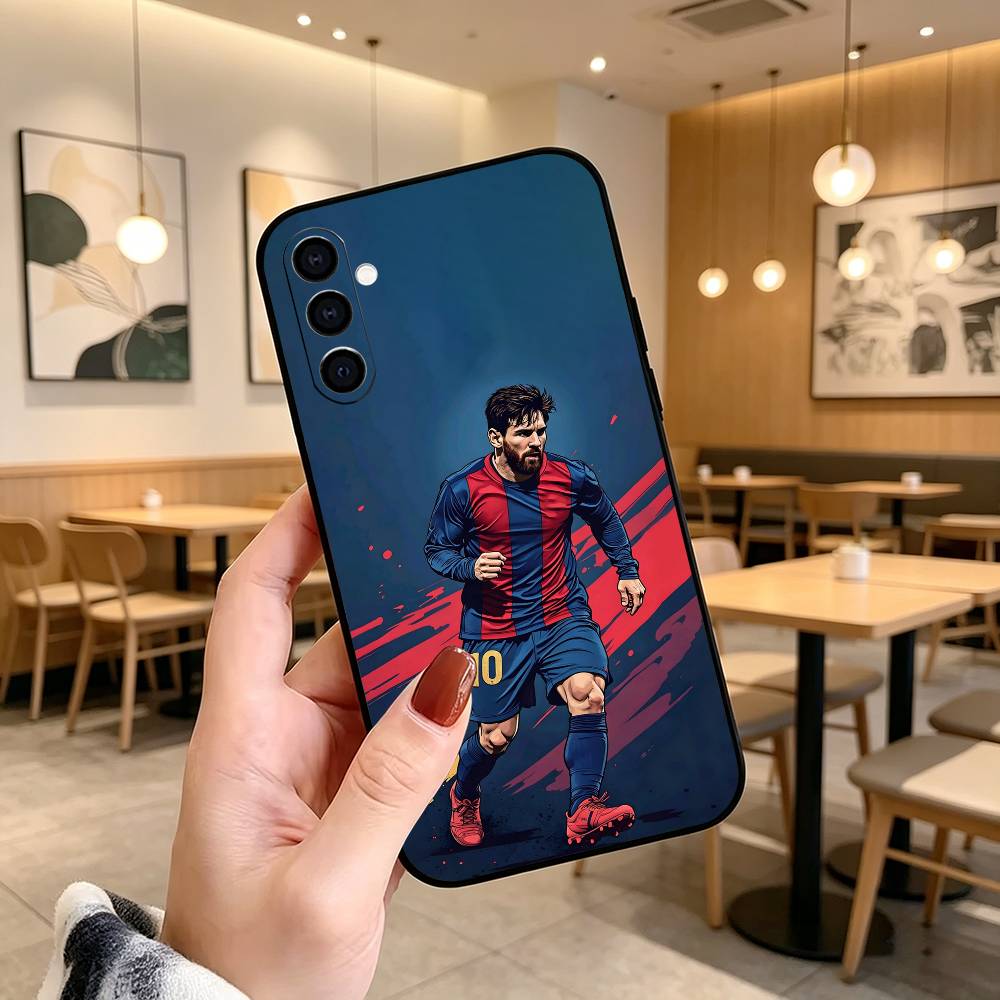 LIONEL Leo Messi-i F-Football Чехол для телефона для Samsung Galaxy A73, A72, A71, A70, A53, A52, A51, Другие Мягкий черный чехол