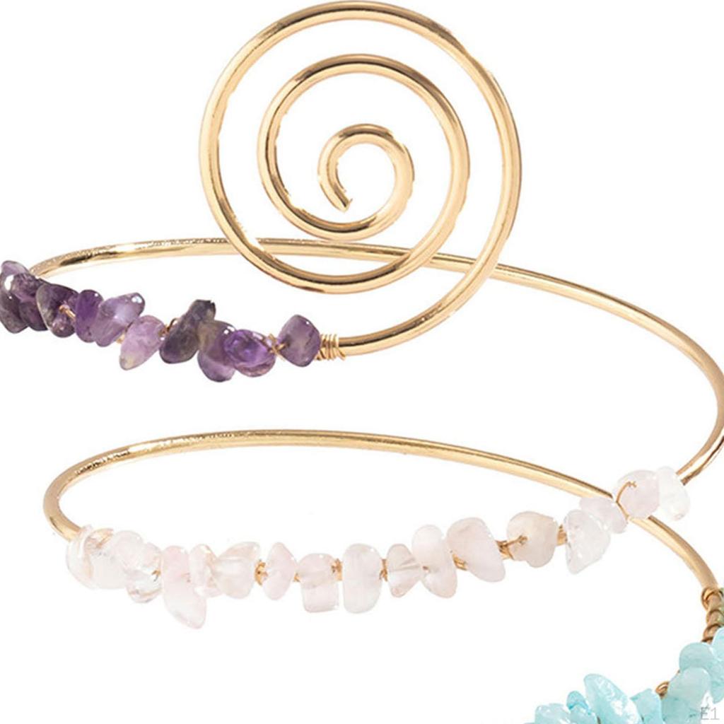 Браслет на руку спиральная линия элегантный подарок декоративный открытый браслет-манжета