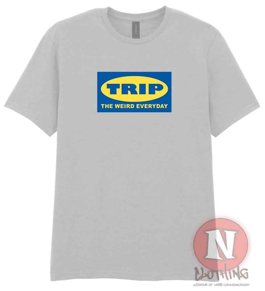 Trip TShirt The Weird Everyday Early 90s Rave Dance Music Edm Organic Heavy