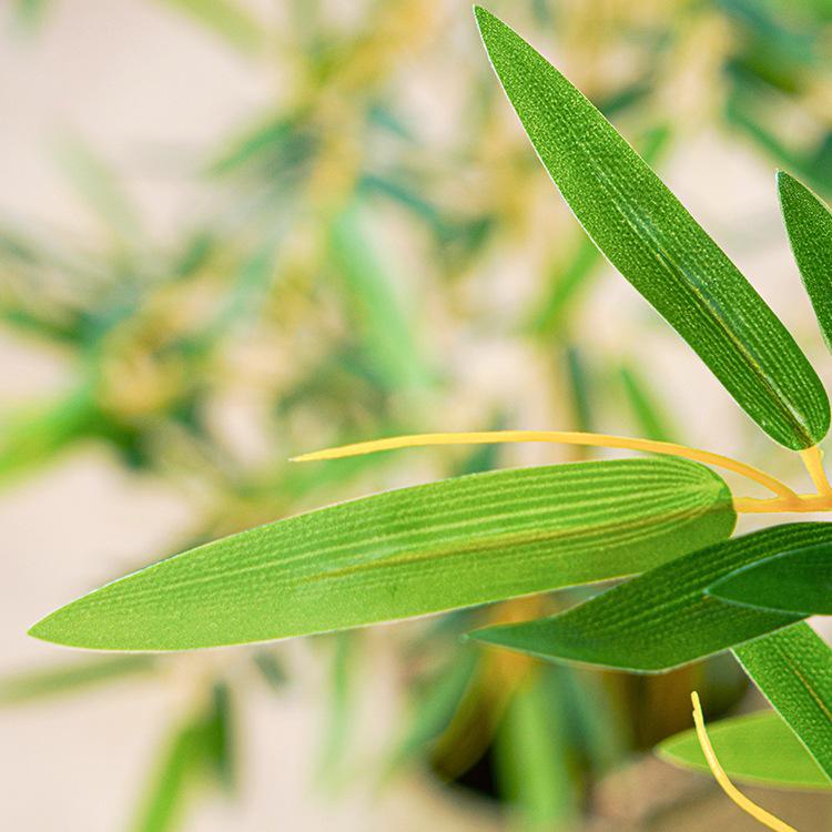 Bionic Bamboo Decor: New Chinese Style Faux Bamboo Plant for Living and Tea Rooms