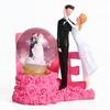 Romantic Couple Glass Ball Figurine ? Ideal Valentine's Day Gift for Couples, Husband & Wife, Girlfriend & Boyfriend ? Elegant Home Dcor Showpiece