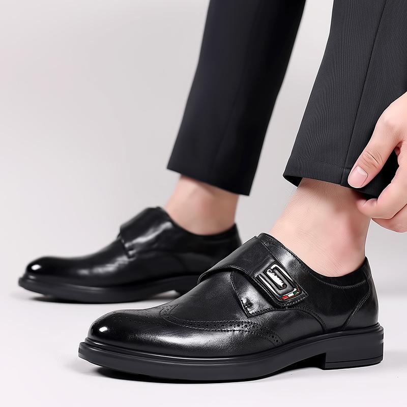 Men Formal Shoes 2024 Men Fashion High Quality Leather Business Original Office Wedding Shoes English Gentlemen's Leather Shoes