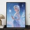 Disney Elsa Frozen Crystal Queen Diamond Painting Art Mosaic Kit Handmade diy5D Home Decor Gift