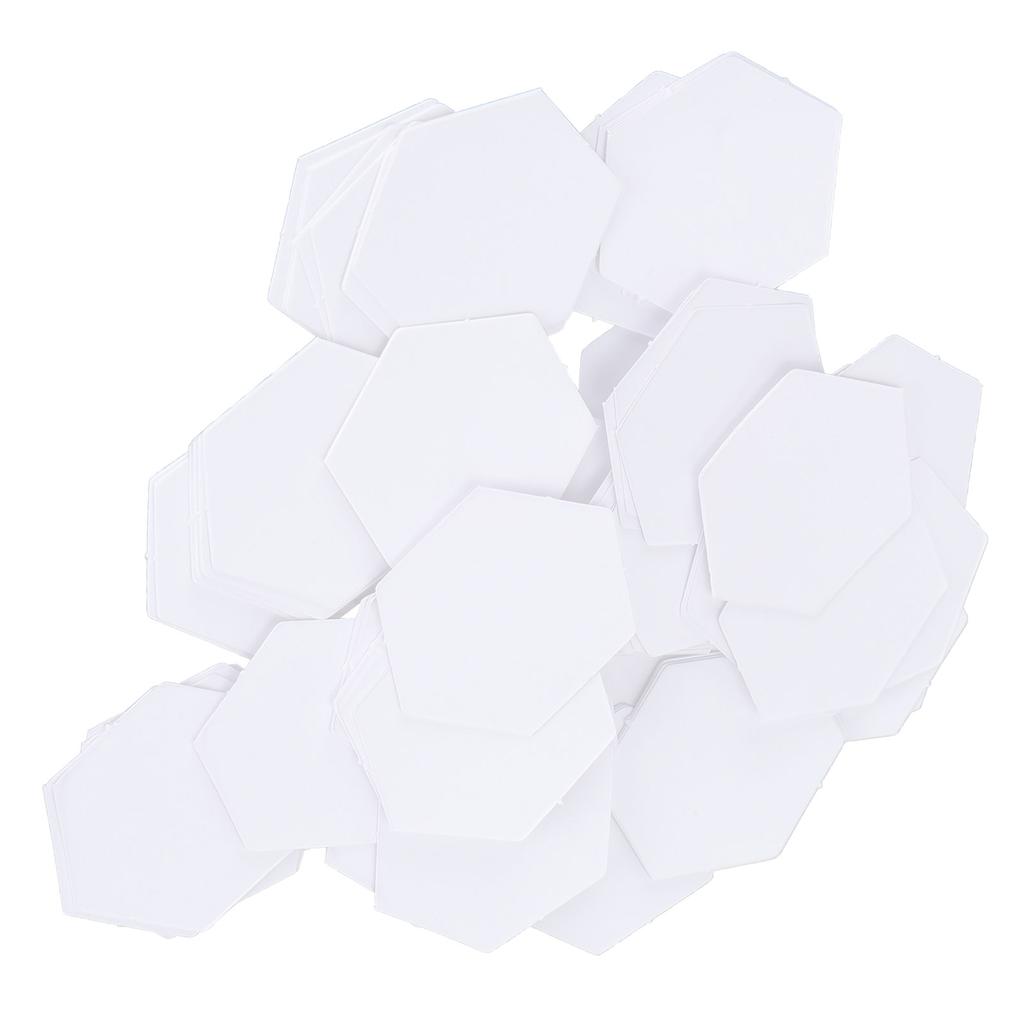100Pcs PatchWork Template Hex Paper Modelboard Quilting Sewing Craft DIY Stitching Tool(16mm Hex )