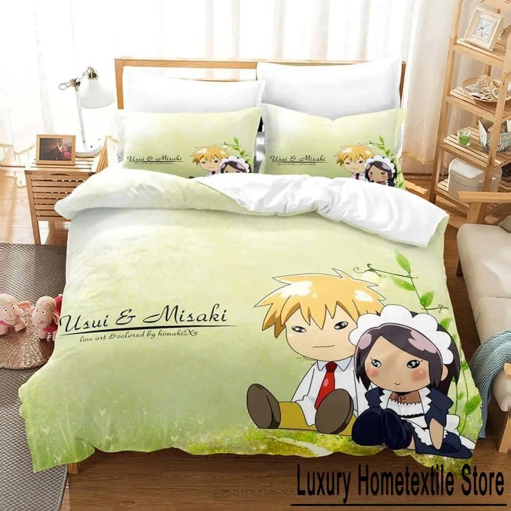 Новый 3D-принт аниме Kaichou Wa Maid-sama комплект постельного белья Single Twin Full Queen King Size комплект постельного белья для взрослых и детей, комплект пододеяльников