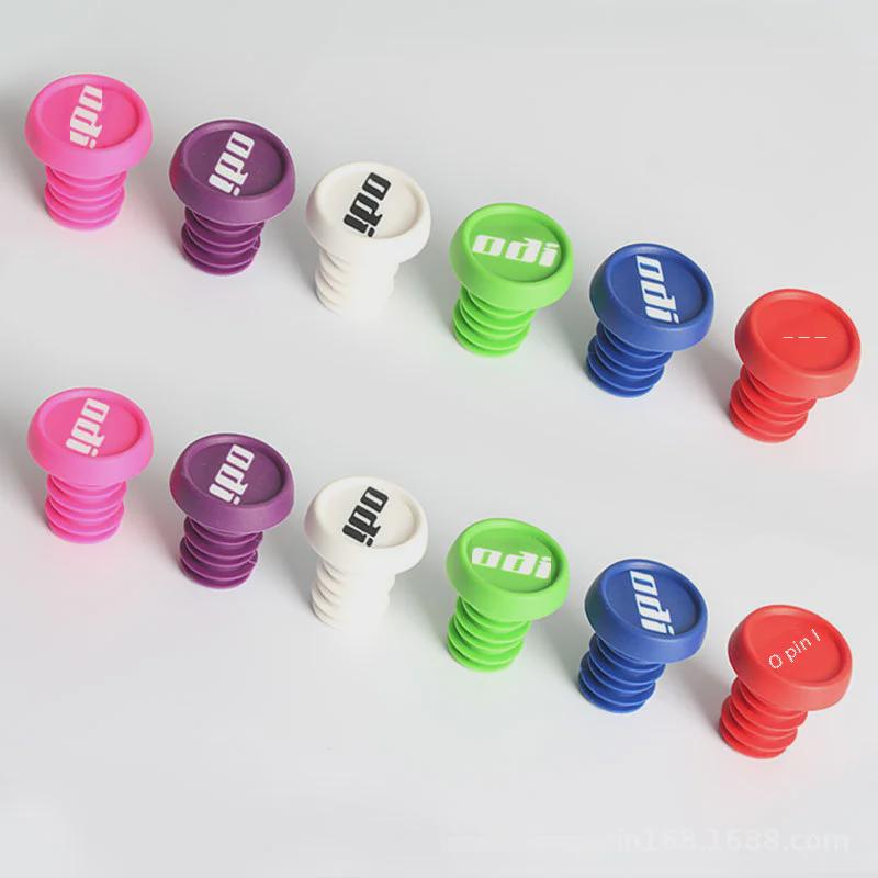 Заглушка для руля велосипеда ODI Cross-Border: Горный, BMX, DH/FR, скользящий баланс, цветное складывание.