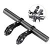 Double Clamp Bicycle Handlebar Bracket for Speedometer Mount,Flashlight Holder,Bike Light Mounting