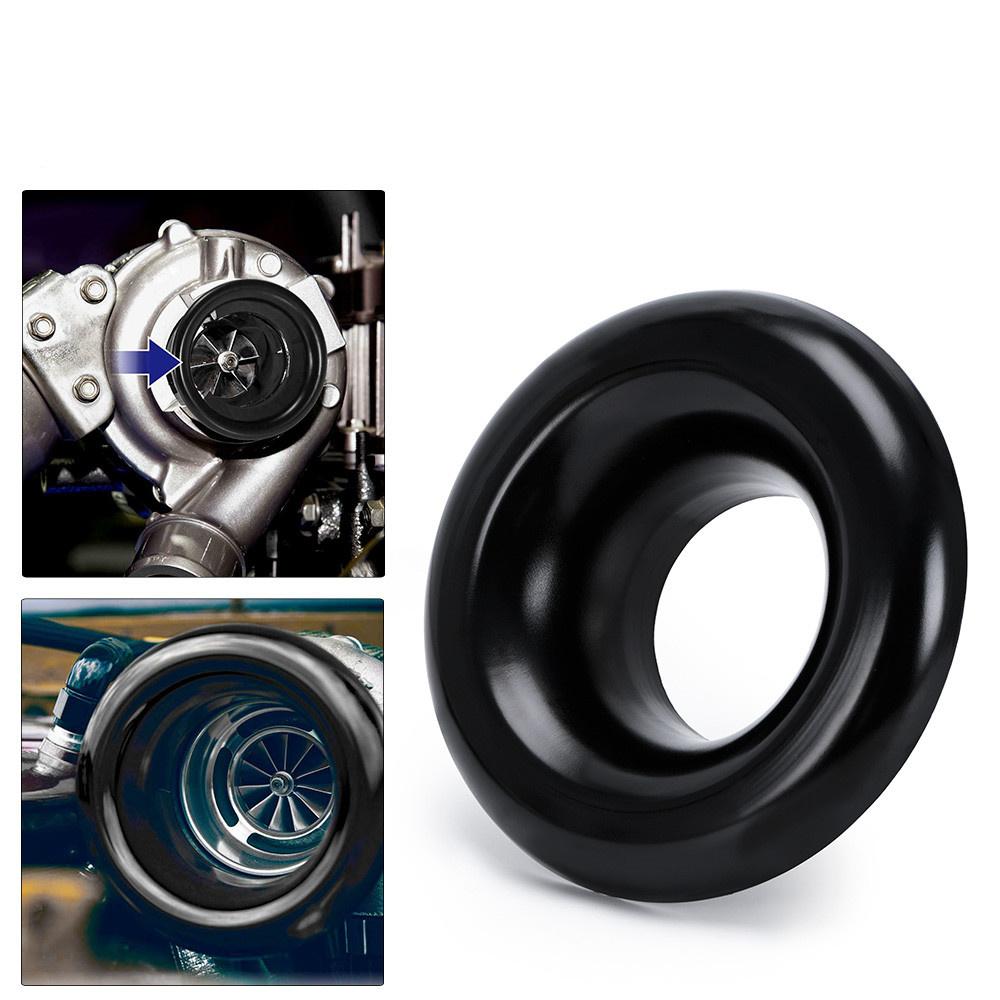 4" Впускной Адаптер Велосити Стек Колокол для Автомобиля Воздухозаборник Турбо Крышка Горна Черный