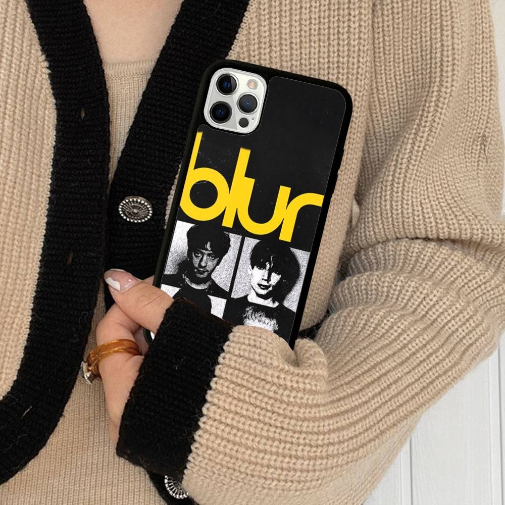 Band Musik Rapper B-Blur Vintage Phone Case For Iphone 11 12 13 14 15 Pro Max 17 16 Plus Hard PC+TPU Back Cover