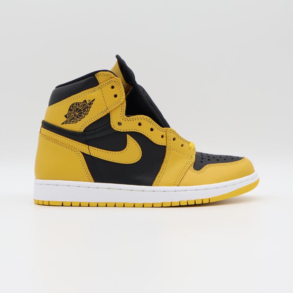 555088-701 Nike Air Jordan 1 High OG Pollen Черный Белый Желтый Золотой (Мужской)