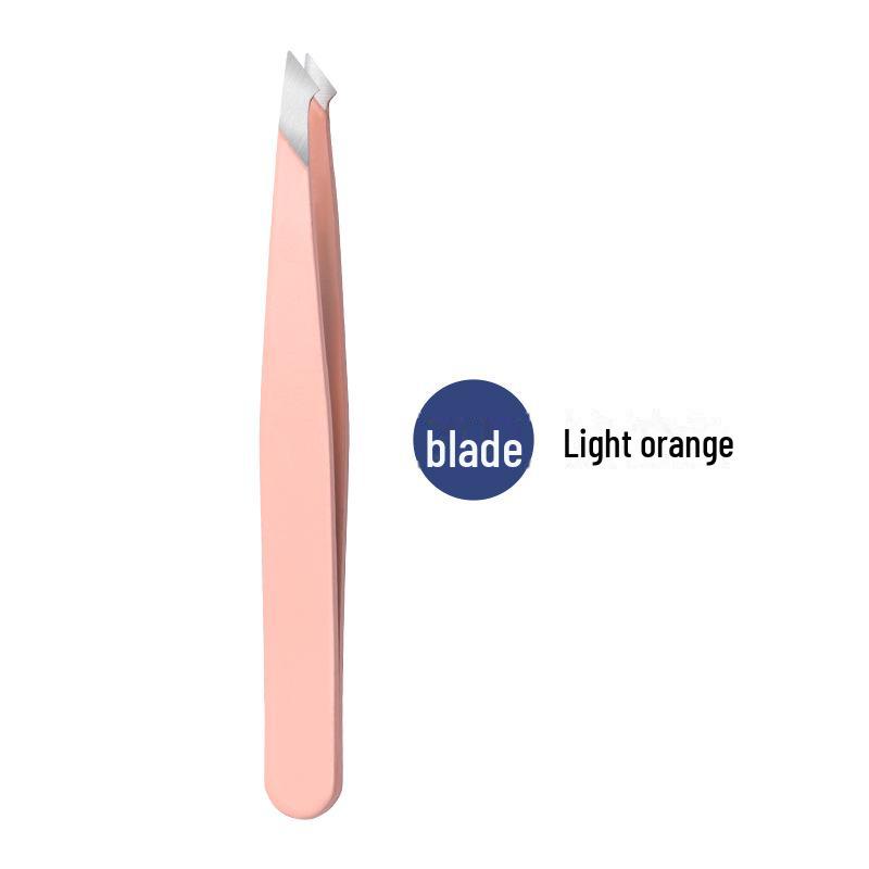 Пинцет для бровей из нержавеющей стали толщиной 1,2 мм со скошенной кромкой для точного удаления волос