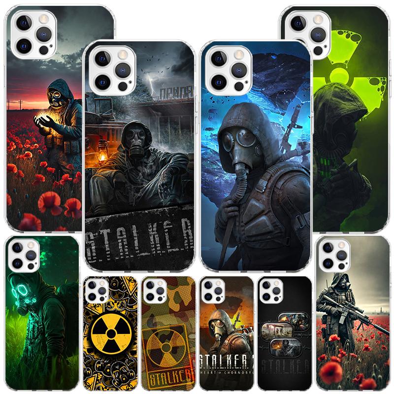 Игровой чехол S-Stalker для iPhone 17 Air 16 Pro Max 16E 15 + 14 Plus 11 12 13 Mini 7 8 SE Подарок Печатная крышка Fundas