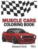 Книга Muscle Cars : Coloring Books, Classic Cars, Trucks, Planes Motorcycle and Bike (Dover History Coloring Book) (Volume 1) : 1