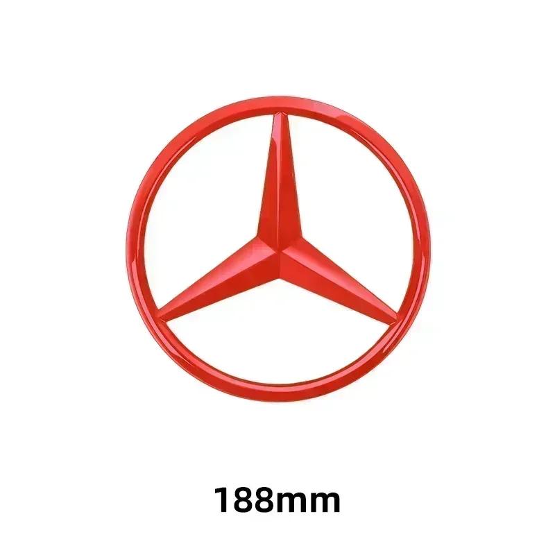 Автомобильная наклейка Новая 2025 Для Mercedes Benz 1 шт. 188 мм 210 мм Наклейки-эмблемы на решетку радиатора автомобиля Крышки-заглушки Наклейка с логотипом Для Mercedes Benz AMG clas
