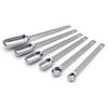 6Pcs Stainless Steel Scale Measuring Square Seasoning Spoon Scoop Baking Tools