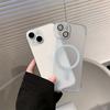 Applicable To Apple 16promax Frameless Magnetic Suction Phone Case IPhone 14 Lens Film Ultra-thin Frosted PC Sheath