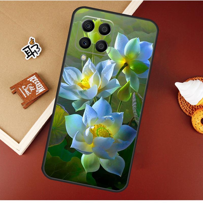 Flower Lotus Case For Samsung Galaxy M13 M53 M51 M31 M11 M14 M34 M54 M12 M32 M52 M16 M36 M56 M15 M35 M55