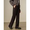 Juzza Anna Kou Women's 'Nuomi' Clean Fit Knitted Wide-Leg Pants