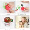 Food Grade Silicone Silicone Tea Infuser Strawberry Shape Design Tea Filter Tea Bag  Tea Meeting