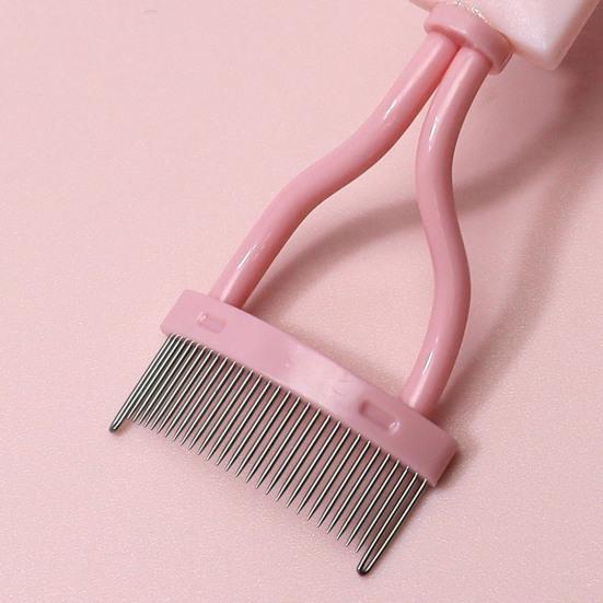 1 шт./1 компл., щипцы для завивки ресниц из нержавеющей стали, расческа-сепаратор для ресниц, портативный ручной инструмент для завивки ресниц, инструмент для завивки ресниц для женщин и девочек, принадлежности для макияжа, подарок на день рождения