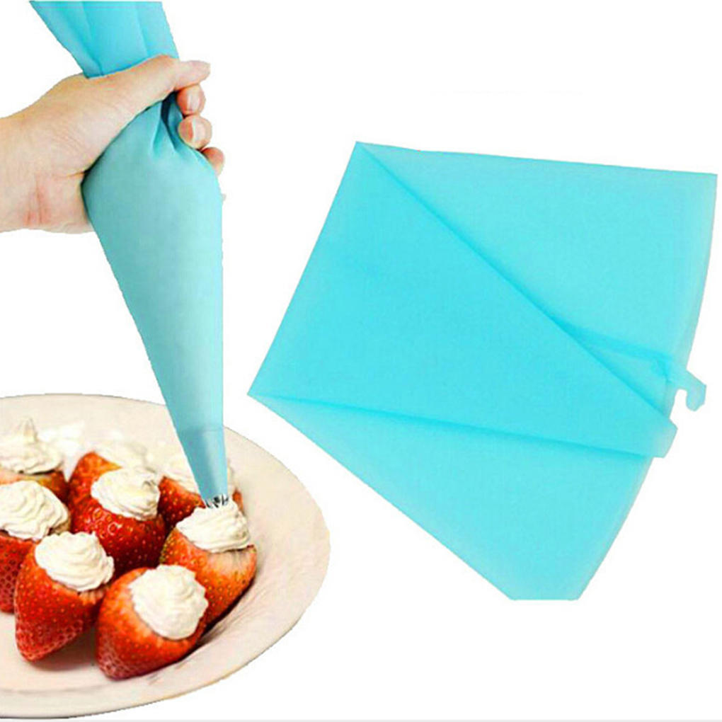 Silicone TPU Piping Bag Reusable Icing Piping Cream Pastry Bag Cake Decorating Tool DIY ARI