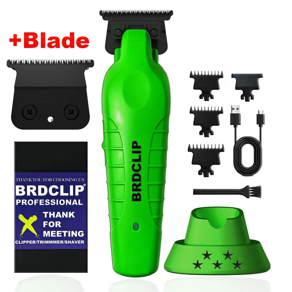Professional Salon Home Electric Cordless Hair Trimmer BRDCLIP Engraving Trimming Hair Clipper BL1T Beard Bald Head Men Barber Machine