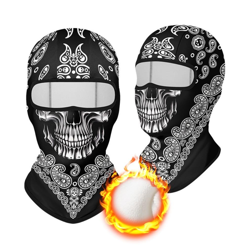 Multi-function Fleece Balaclava Plush MTB Face Mask Winter Bicycle Full Face Cover for Men Women