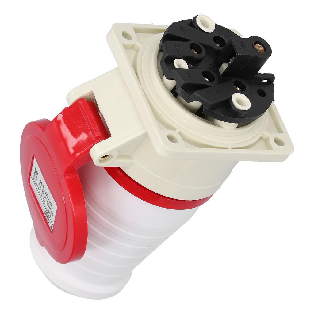 2 Pcs 380V‑415V 16A Industrial Socket Connector Durable Power Industrial Circular Connector for Indu