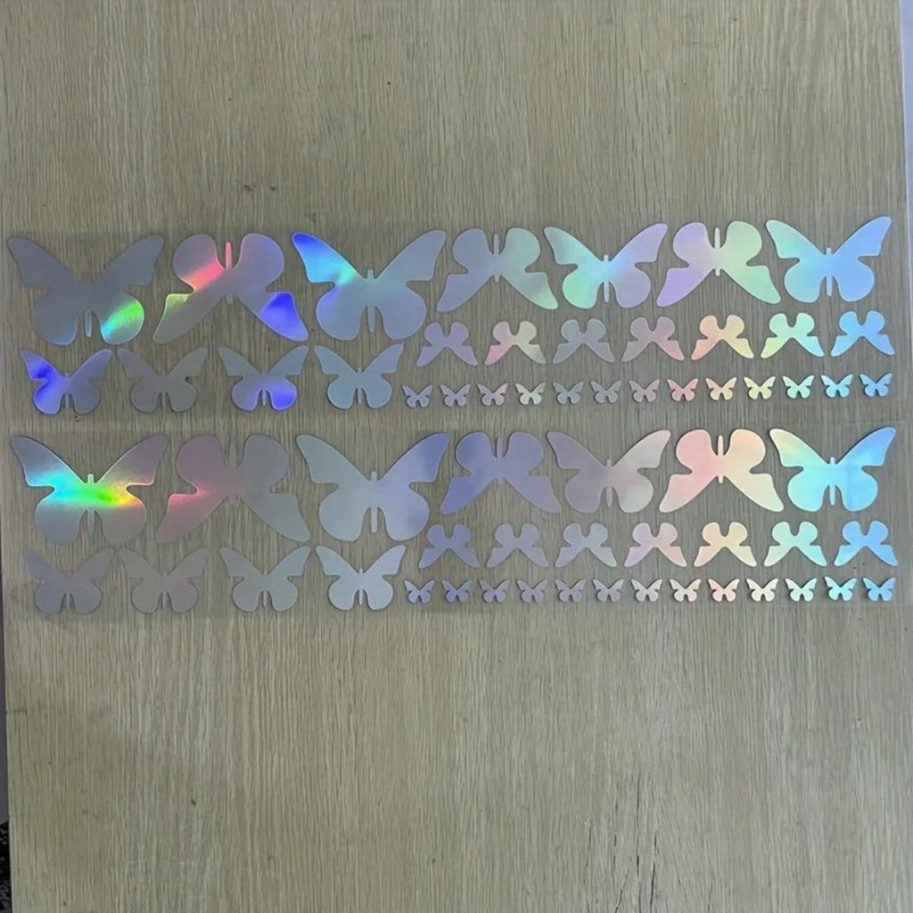 62pcs Cute Beautiful Car Side Stickers for Car Motorcycle Laptop Window Helmet Wall Skateboard and More