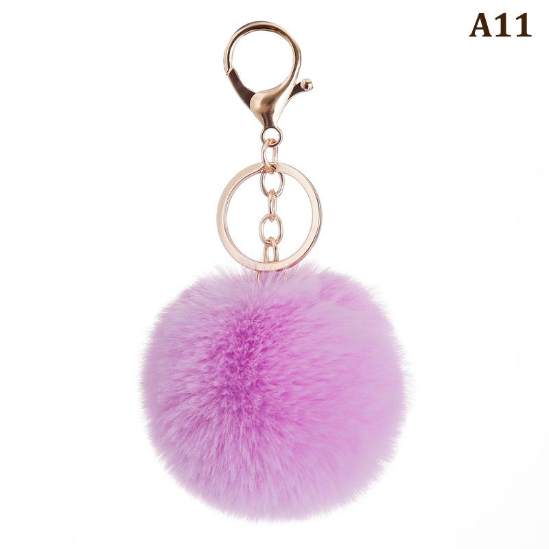 8 см милый ключ мягкий пушистый меховой шарик брелок пушистые брелки безделушки помпон брелок женская сумка кулон ювелирные изделия брелок подвески